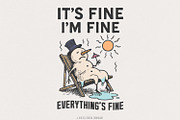 Its Fine Im Fine Everythings, an Illustration by SharpMarketplace (Thumbnail 1 of 9)