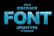 Hulk Icecrack Font, a Font by Handmadefont (Thumbnail 1 of 9)