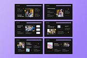 Black Project Proposal Powerpoint, a Presentation Template by Aiyari Graphic (Thumbnail 3 of 5)