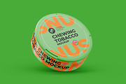 Snus Chewing Tobacco Can Mockup, a Packaging Mockup by easymock 2 (Thumbnail 10 of 10)