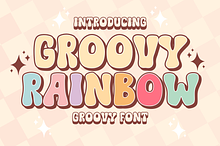 Groovy Rainbow is groovy font