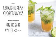 Sweet Tea - A Farmhouse Font, a Sans Serif Font by Nancy Ingersoll (Thumbnail 2 of 7)