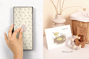 Little Birds clipart & pattern kids, a Decorative Illustration by polikarpovaart (Thumbnail 9 of 9)