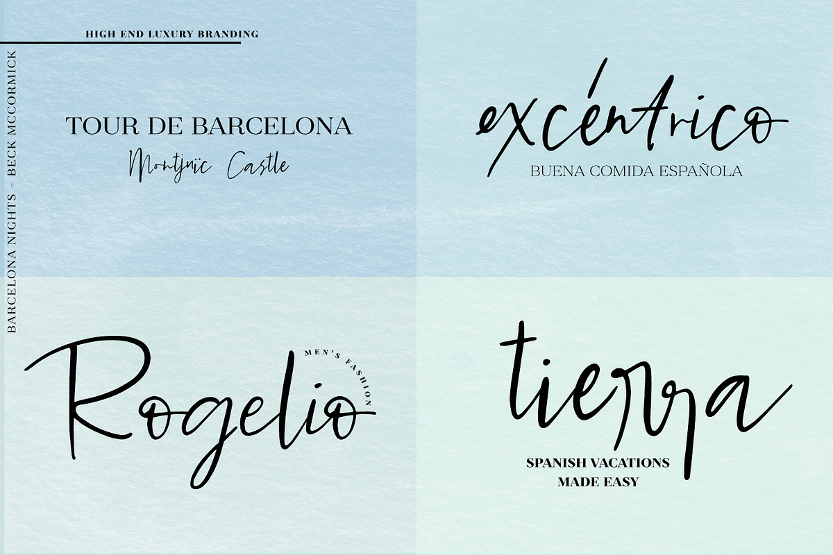 Barcelona Nights Signature Script preview 4