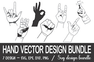 Hand Vector Design Bundle