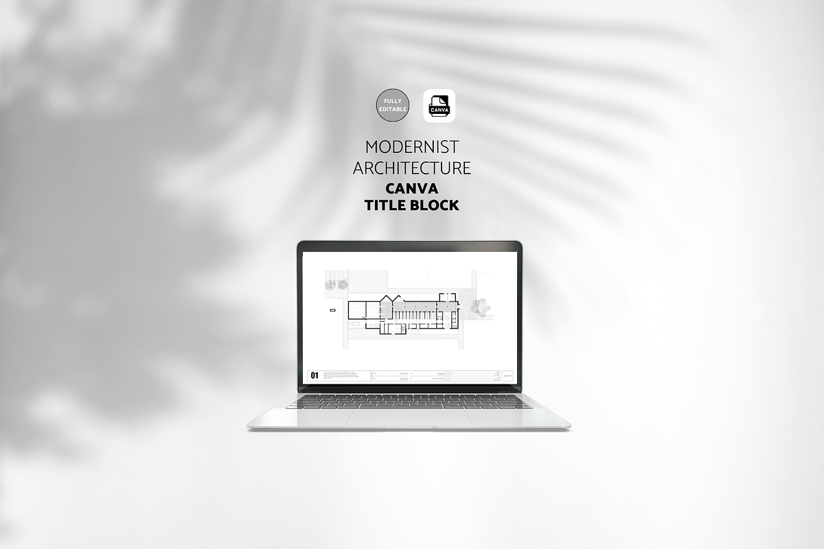 Modernist Architect Title Block, a Presentation Template by yesitisprintable (Photo 2 of 6)