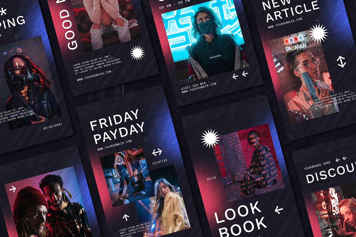 Radiant - Instagram Templates, a Social Media Template by Rakyu (Photo 2 of 7)