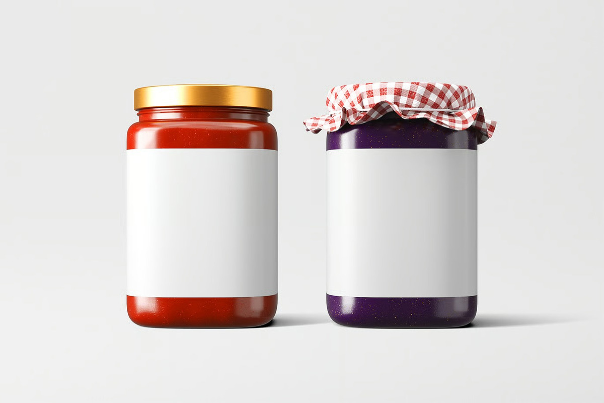 Jam Jar Mockup, a Product Mockup by zpackcreative (Photo 2 of 5)