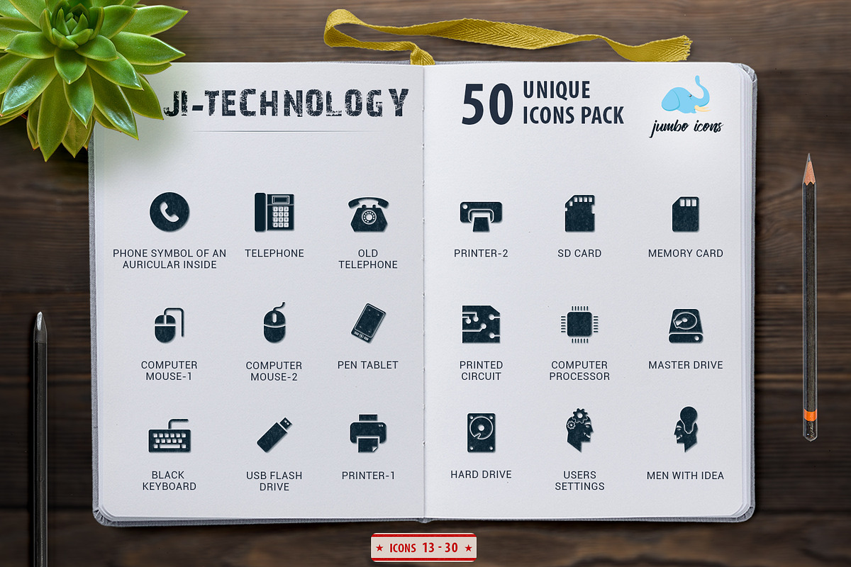 Glyph Icons Technology Set, a Solid Icon by Jumbo Icons (Photo 4 of 6)