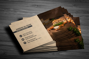 Restaurant / Food Business Card