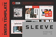 Sleeve Instagram Template, a Social Media Template by Creatchees.std (Thumbnail 1 of 5)