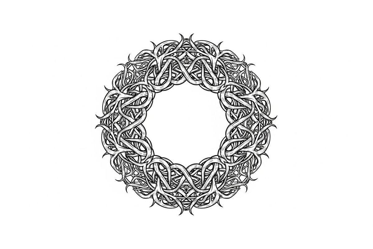 Hand Drawn Wreath Frame Bundle, an Illustration by yasushie (Photo 11 of 51)