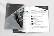 Modern Banking Report Brochure, a Brochure Template by trabaskriya (Thumbnail 5 of 6)