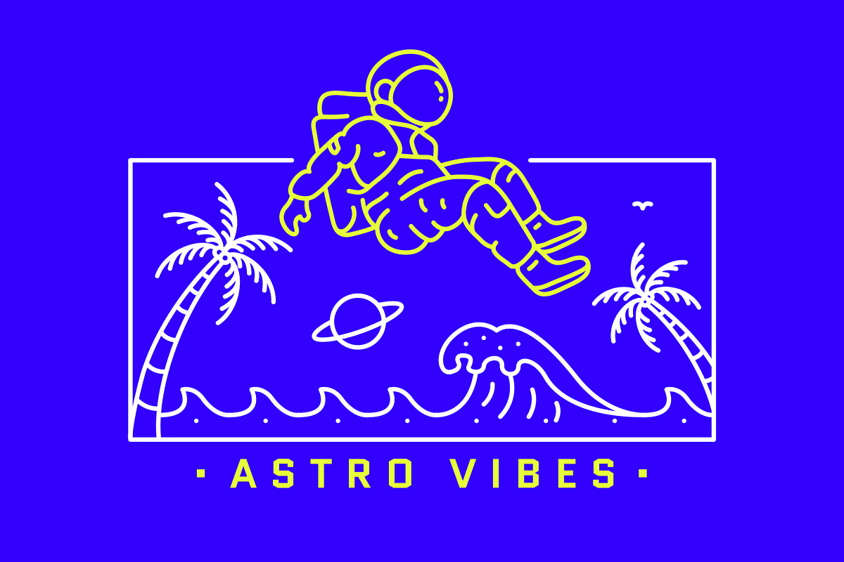 Astro Vibes 3, a Seasonal Illustration by Mangustudio (Photo 1 of 3)