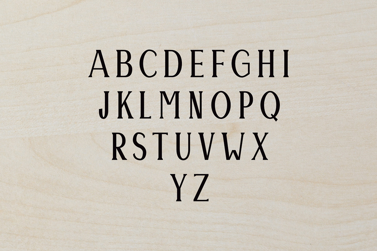 Montrell Serif 5 Font Family Pack preview 2