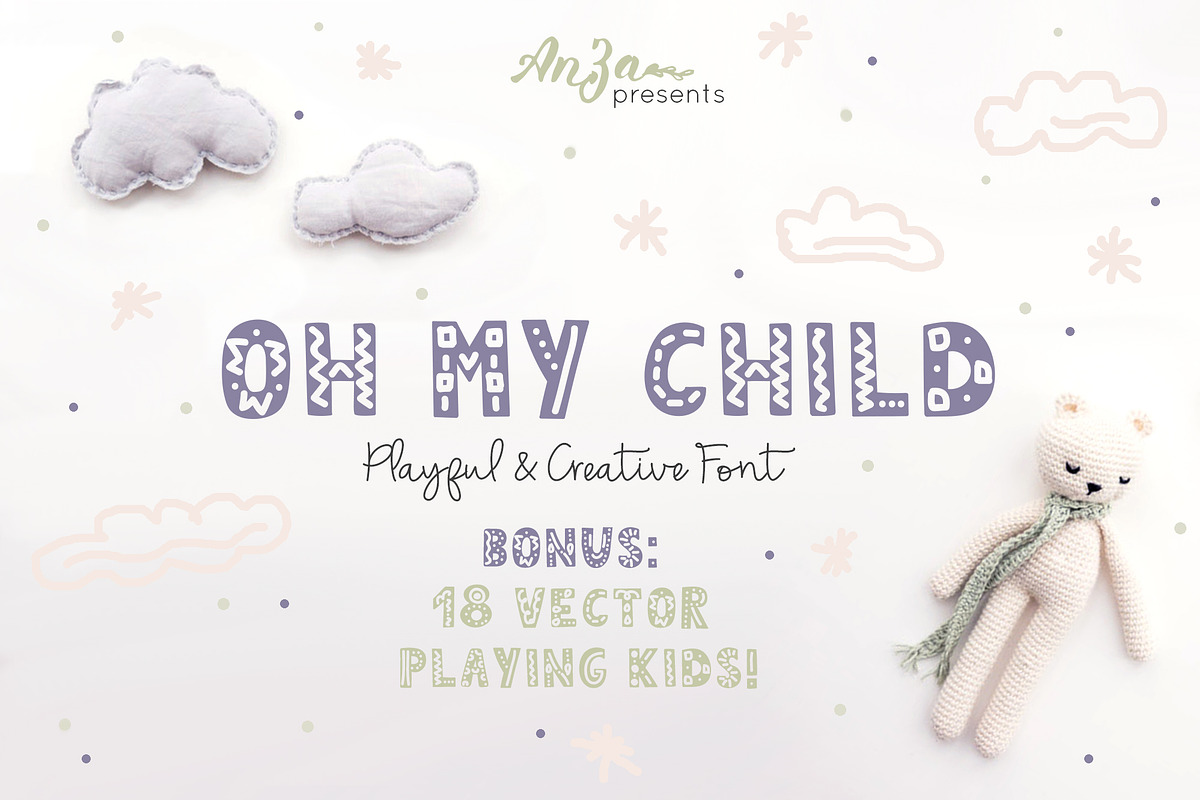 Oh My Child Font. Hygge Style