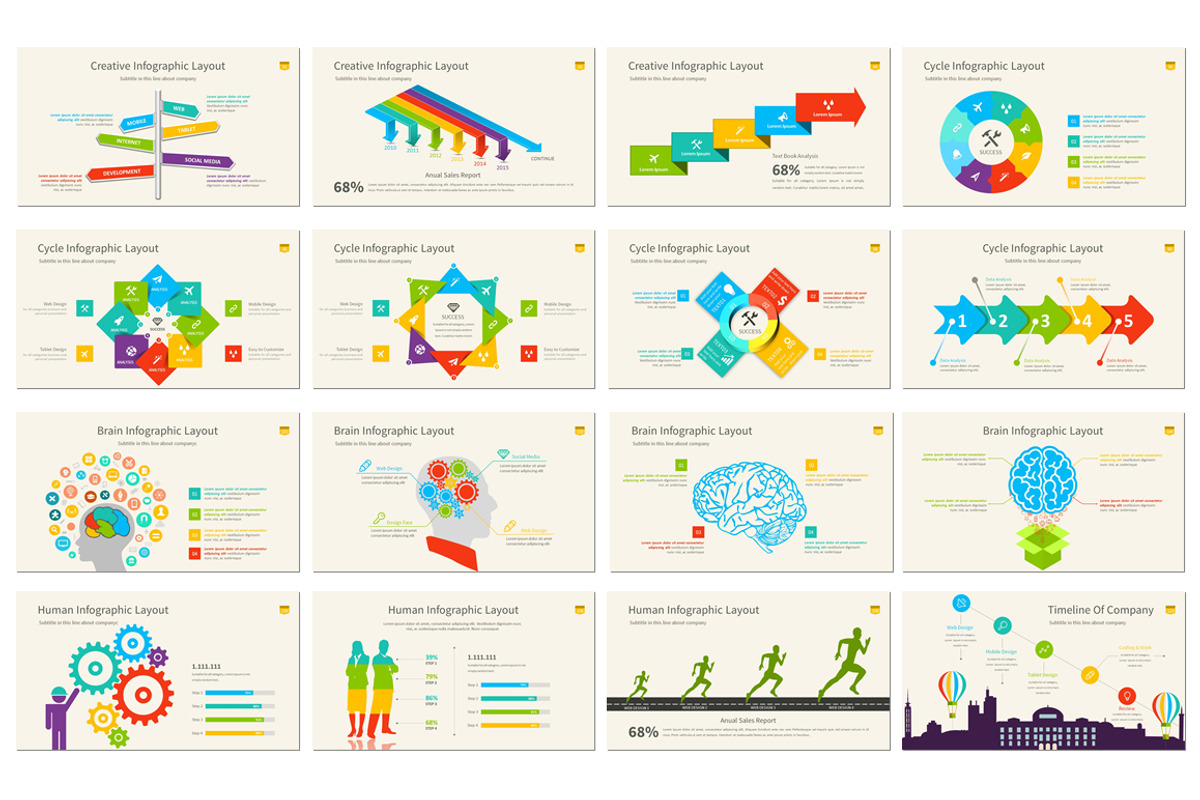Business Annual Report 2016 Template, a Presentation Template by UniqueStudio (Photo 8 of 13)
