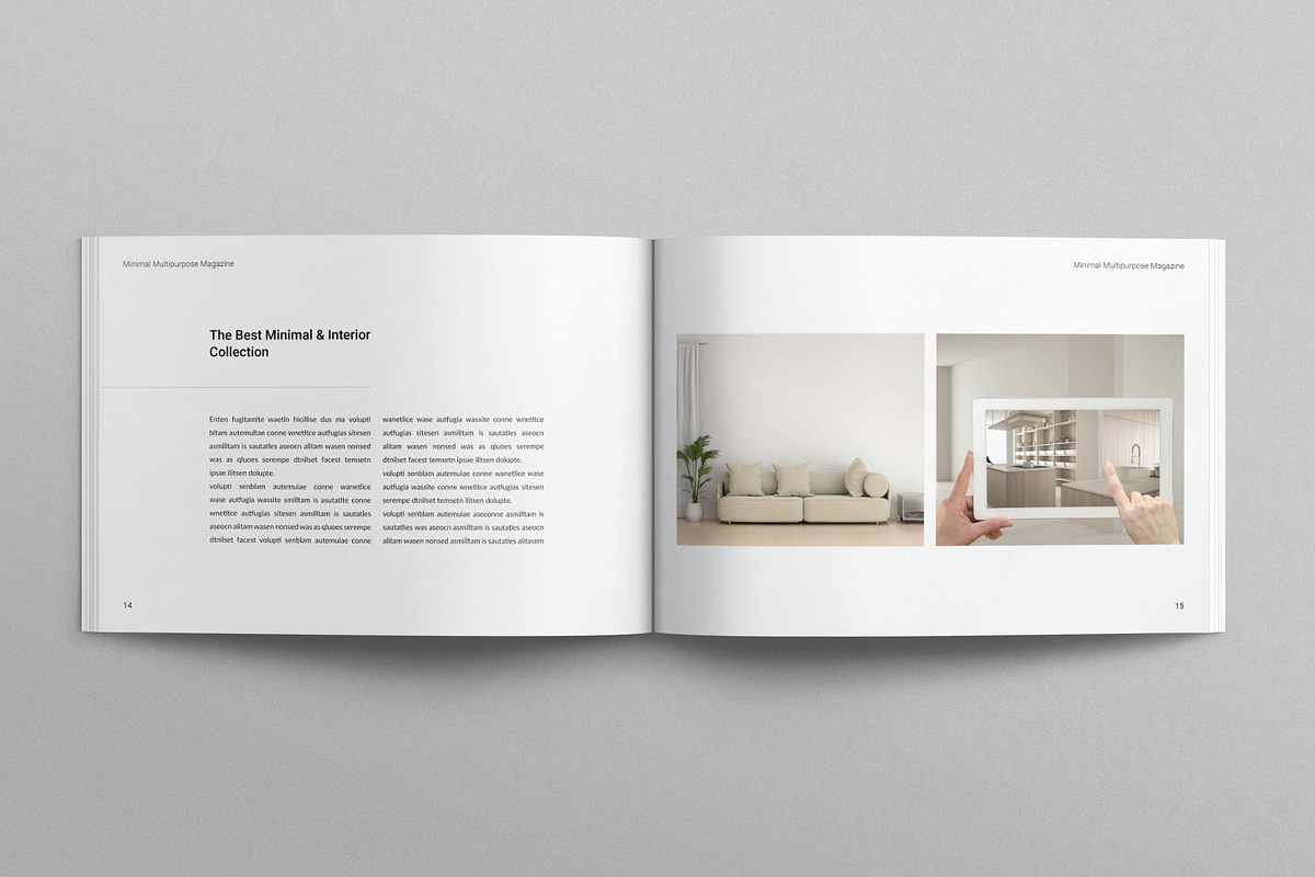 Multipurpose Magazine Landscape, a Magazine Template by E-Type (Photo 6 of 11)