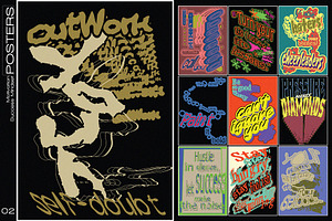 Motivational Poster Set-10 Designs#2, a Graphic by 159room.studio
