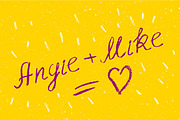 Dos Crayones 2 textured fonts, a Handwritten Font by Fat Hamster (Thumbnail 17 of 18)