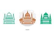 European Capitals – Landmark Icons, an Outline Icon by Jozsef Balazs-Hegedus (Thumbnail 5 of 7)