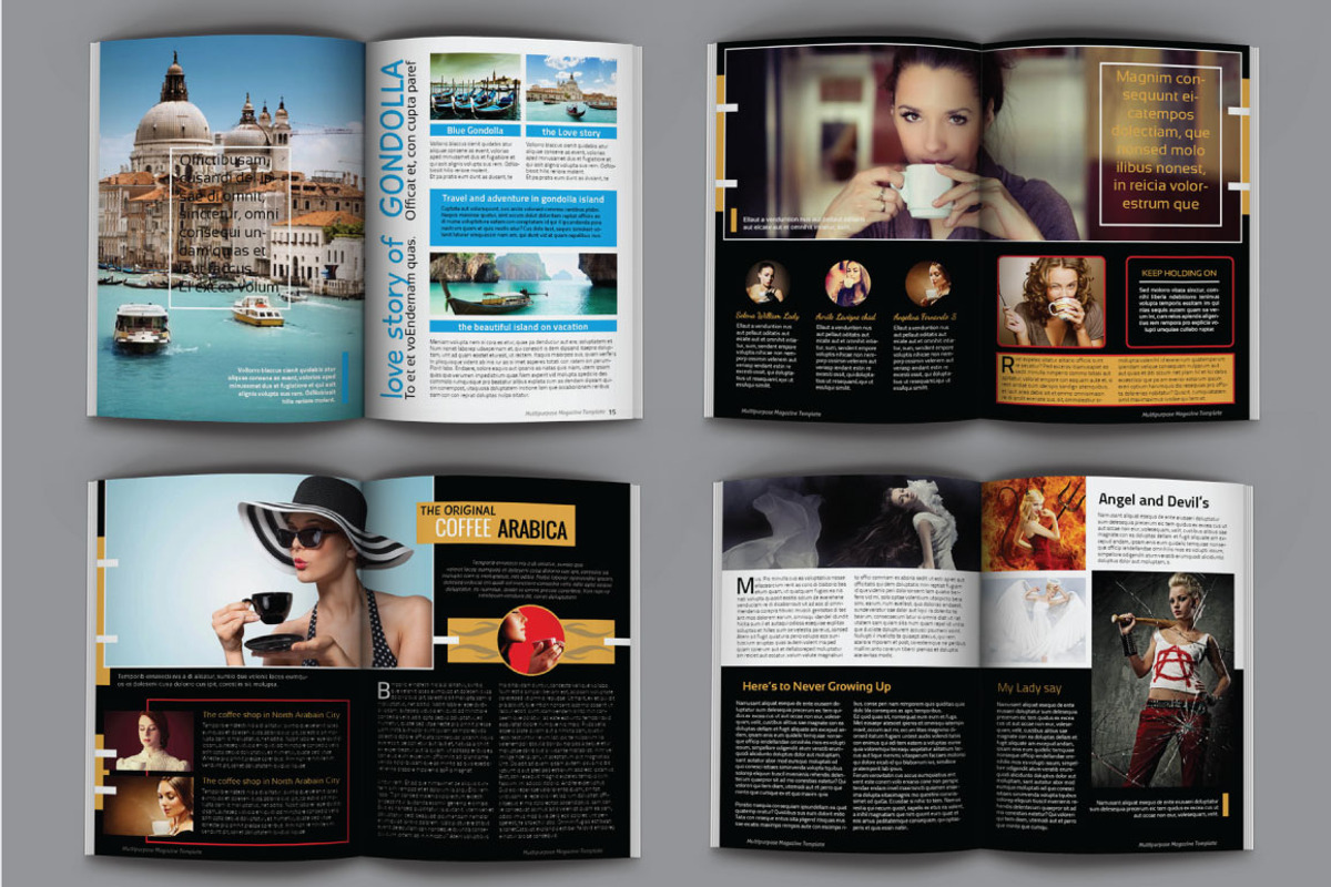 Multipurpose Magazine Template, a Magazine Template by Orlin (Photo 3 of 6)