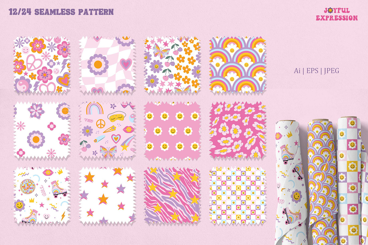 90s-Y2K Graphic Pattern Collection, an Object Graphic by Essentially Nomadic (Photo 10 of 17)