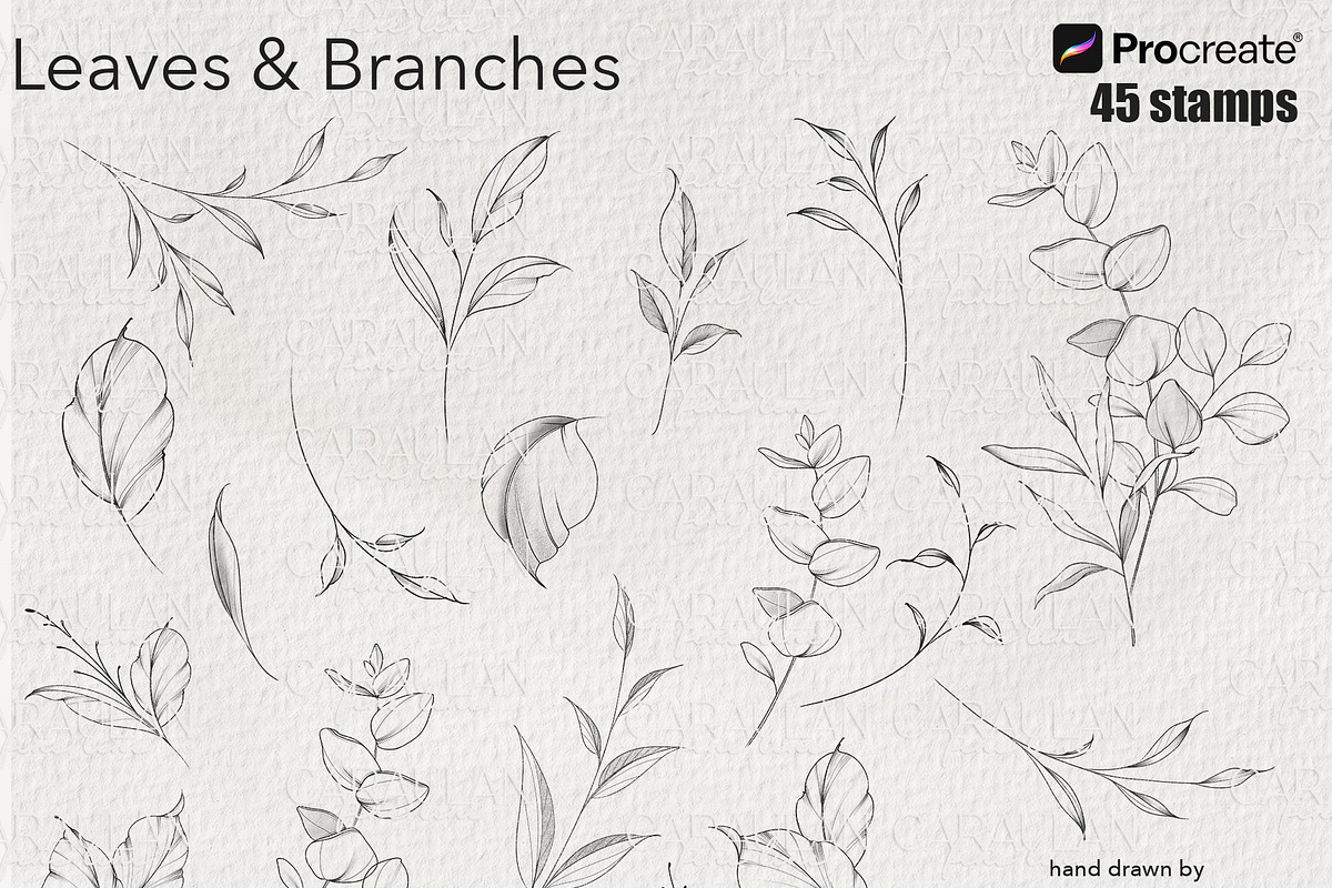 Floral Tattoo Essentials, a Brush Add-On by CaraulanStore (Photo 4 of 8)