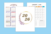2025-26 Family Planner Canva, a Stationery Template by Designmela01 (Thumbnail 5 of 6)