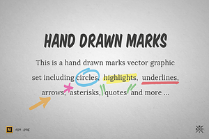 Hand Drawn Marks