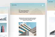 Architecture Responsive PSD & Sketch, a Landing Page Template by TIB Digital (Thumbnail 7 of 8)