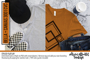Unlimited Colors Mens 3001CVC Mockup