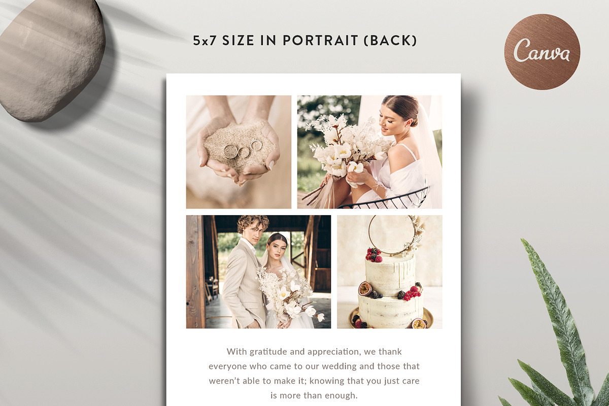 Thank You Card Template TC001, an Invitation Template by Bellenity Design (Photo 3 of 4)