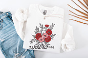 Wild And Free Png, Vintage Retro, an Illustration by SharpMarketplace (Thumbnail 4 of 9)