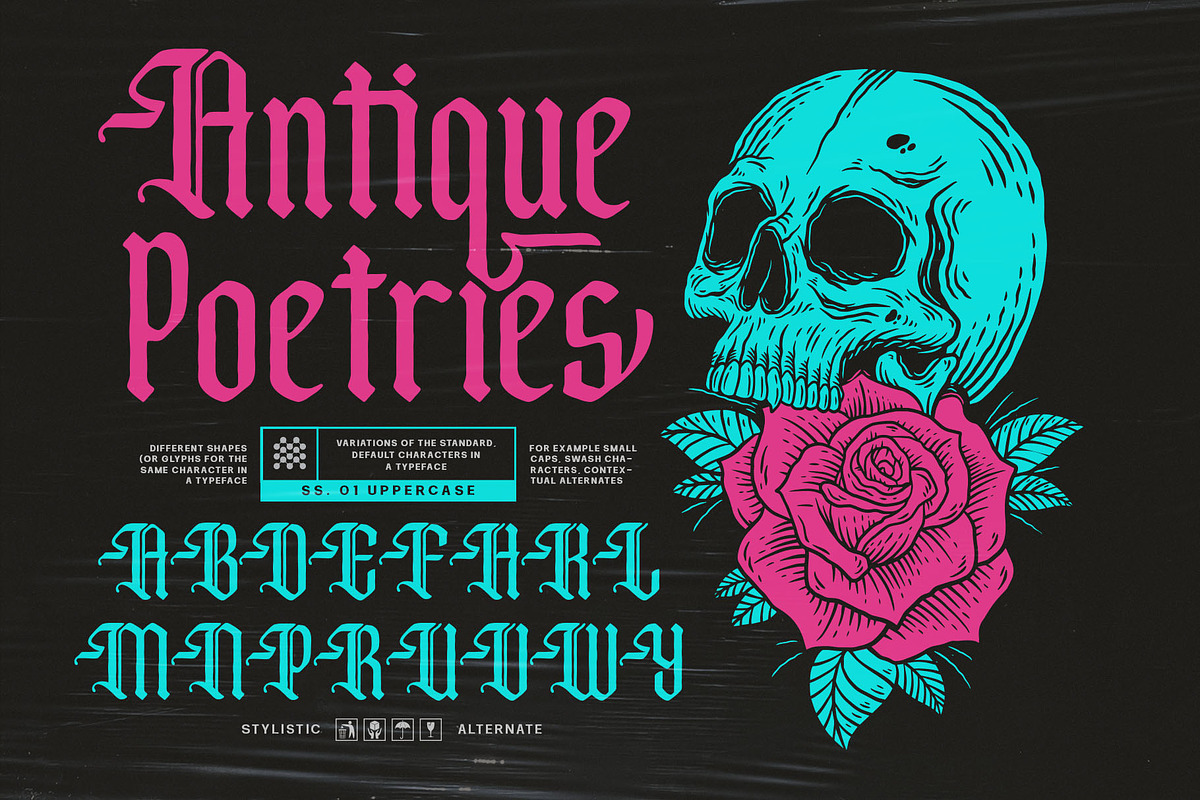 Bonyland Blackletter Font, a Blackletter Font by alit design (Photo 7 of 15)