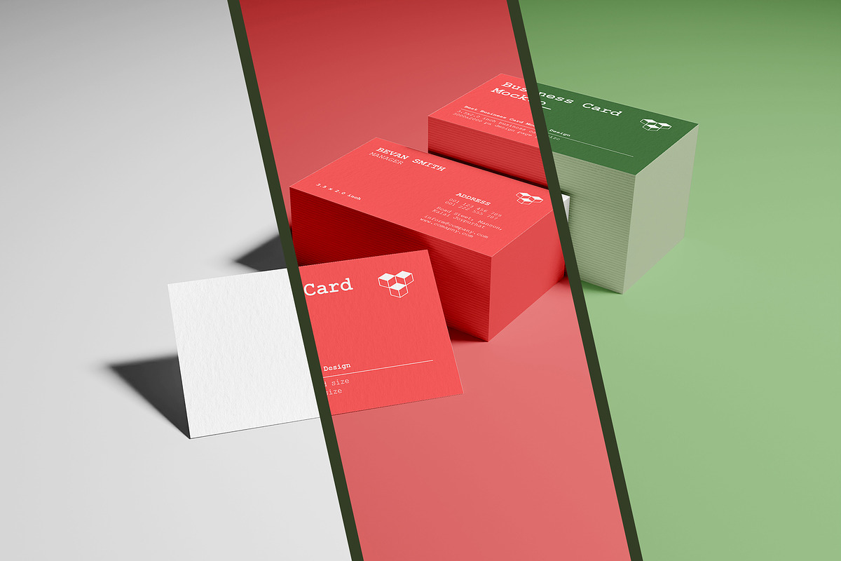 Business Card Mockups, an Advertising Mockup by alimran24 (Photo 4 of 14)