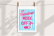 Teacher Mode Off Summer PNG, a Work Illustration by Dream Creation (Thumbnail 6 of 8)