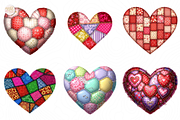 Patchwork Heart PNG Clipart Cute, an Object Illustration by KennedyStudio (Thumbnail 3 of 5)