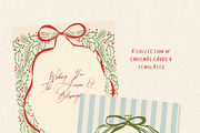 Christmas Frames Borders Templates, a Decorative Illustration by whiteheartdesign (Thumbnail 23 of 24)