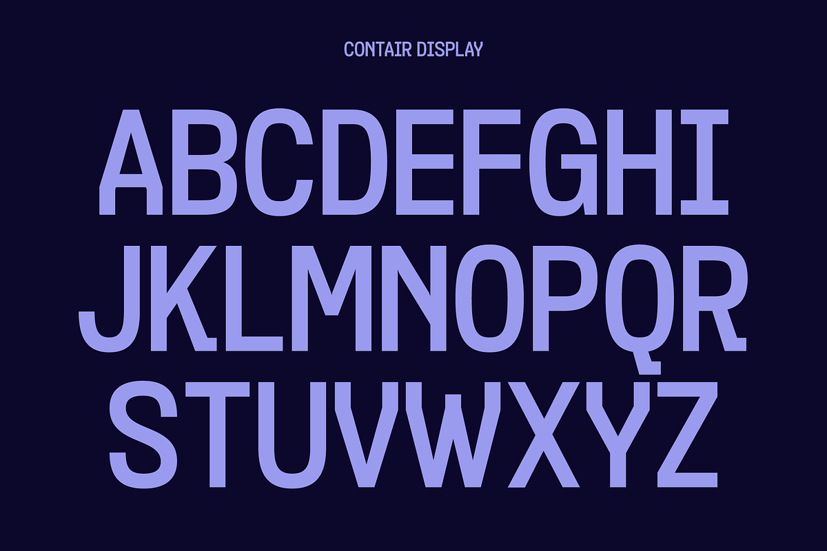 Contair - Monospaced Font, a Sans Serif Font by limitype (Photo 4 of 12)