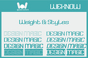 Design Magic font, a Sans Serif Font by weknow (Thumbnail 7 of 8)