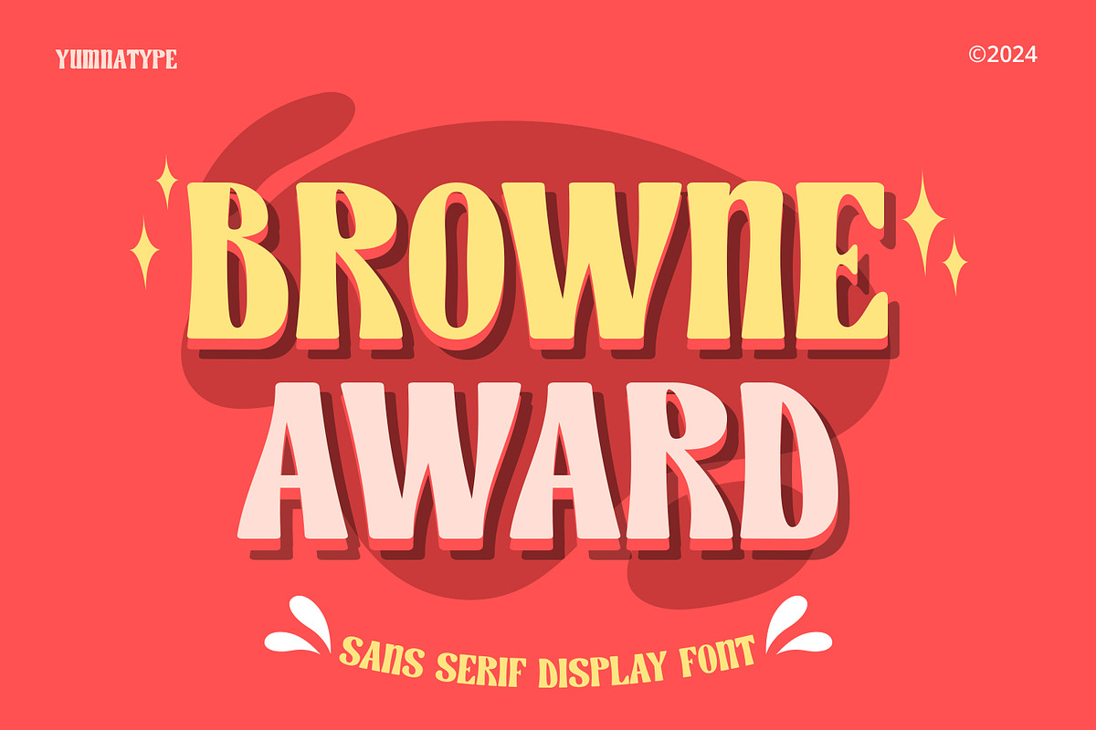 Browne Award, a Sans Serif Font by yumnatype (Photo 1 of 10)