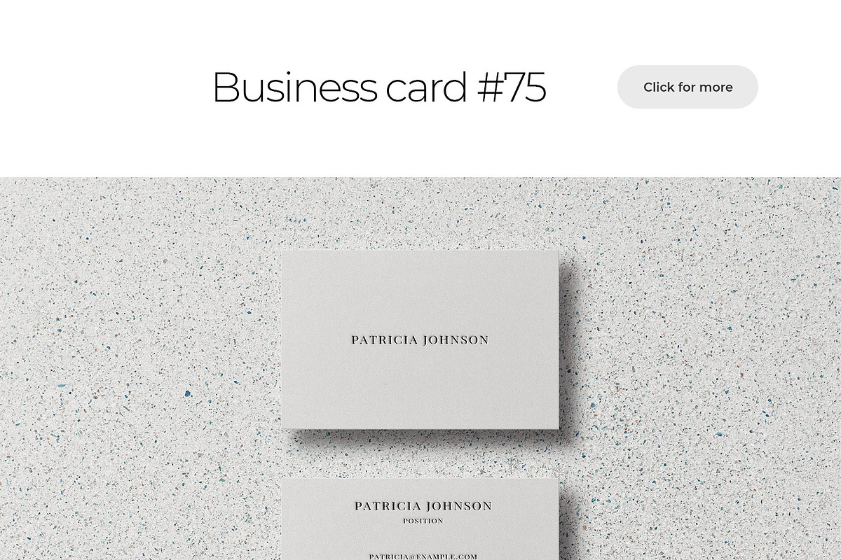Business Card Mockup Template Bundle, a Business Card Template by PrintPixel (Photo 30 of 104)