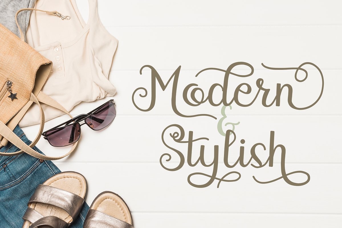 Rosmitta Script Font preview 2