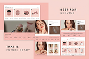 Monica Cosmetic Shop WordPress Theme, a WordPress Template by ThemesRain (Thumbnail 3 of 3)