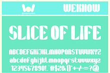 Slice of life font