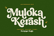 Muloka Kerash Chunky Retro Font, a Sans Serif Font by Storytype Studio (Thumbnail 1 of 15)