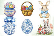 Easter Chinoiserie Sublimation Clipa, an Illustration by CreationArt (Thumbnail 3 of 5)