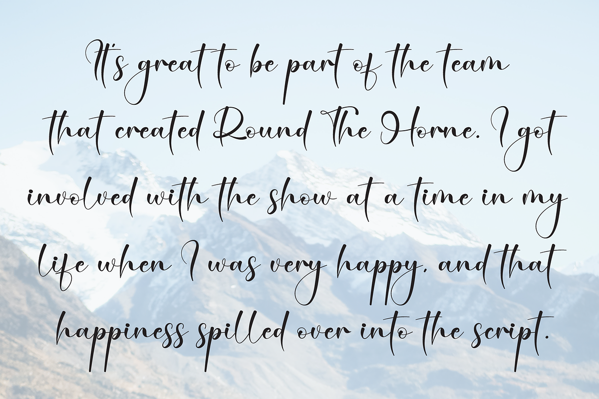 October Signature | Script Font, a Handwritten Font by Scratchones (Photo 6 of 8)