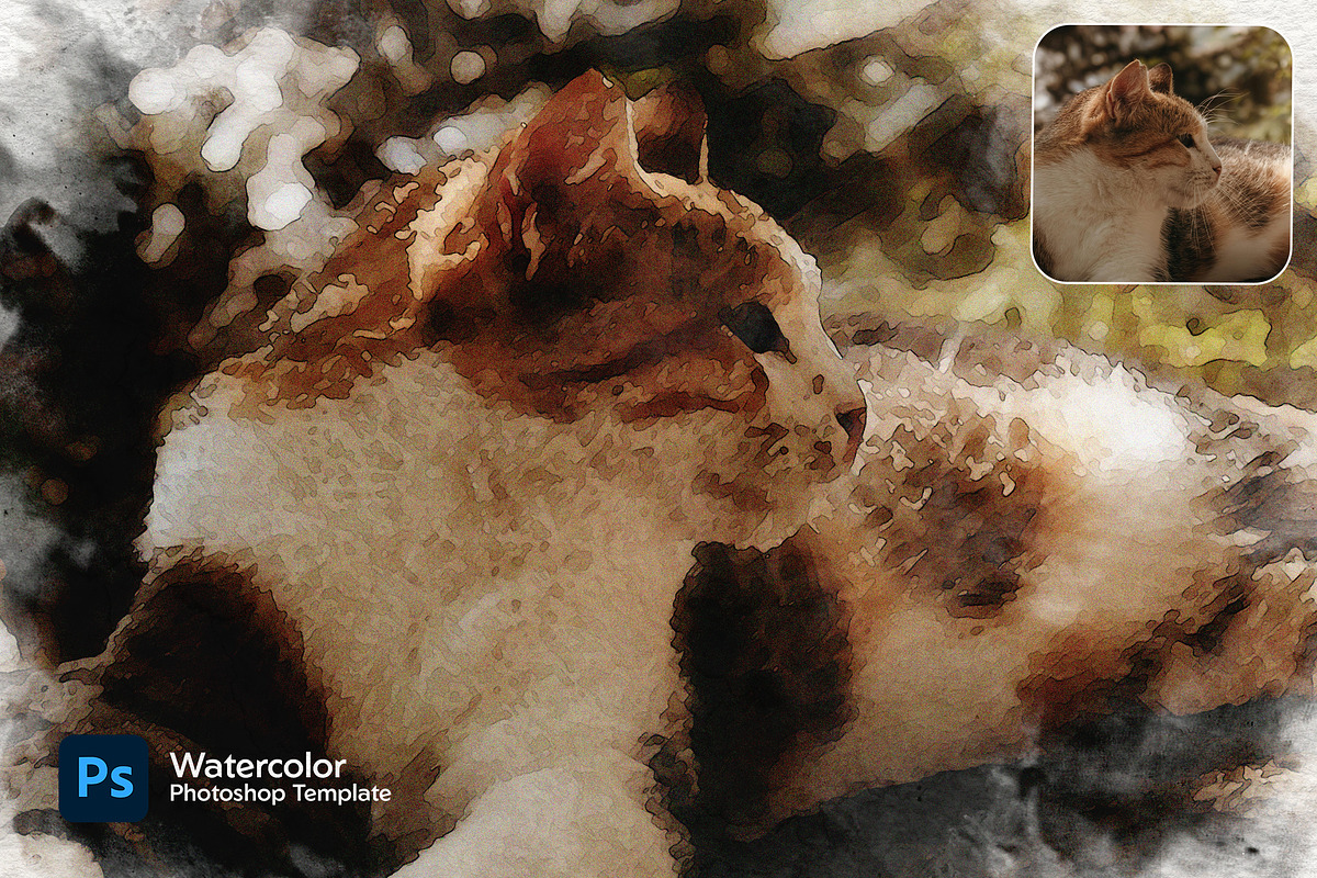 Watercolor Photo Template, a Preset Add-On by Andrew Skoch Design (Photo 6 of 6)
